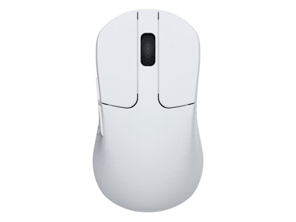 Keychron M3 Mini - Mus - ergonomisk - optisk - 5 knappar - trådlös - 2.4 GHz, Bluetooth 5.1, USB-C - USB/USB-C trådlösa mottagare - svart