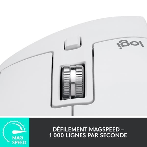 Mus - Trådlös - Logitech - MX Master 3S - Ljusgrå