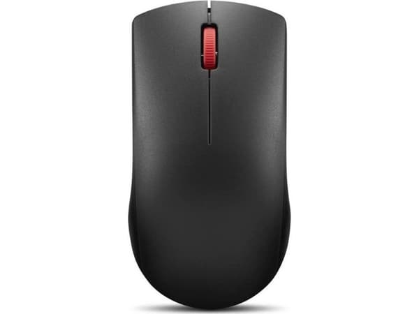 Lenovo 150 - Mus - optisk LED - 3 knappar - trådlös - 2.4 GHz - trådlös USB-mottagare - svart - färglåda