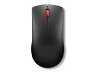 Lenovo 150 - Mus - optisk LED - 3 knappar - trådlös - 2.4 GHz - trådlös USB-mottagare - svart - färglåda
