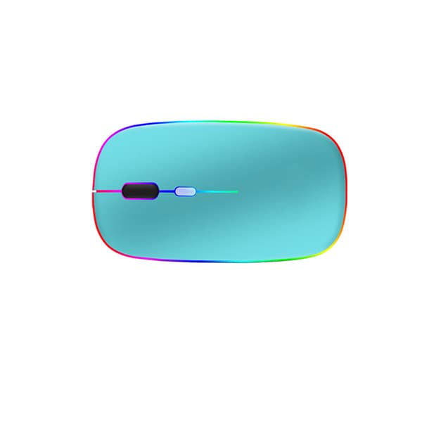 INF Trådløs Bluetooth-mus USB-opladning med farverig baggrundsbelysning