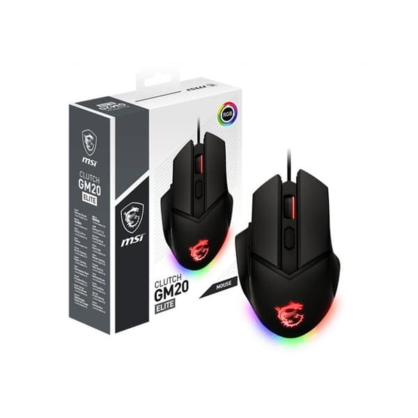 Trådbunden spelmus - MSI - CLUTCH GM20 ELITE