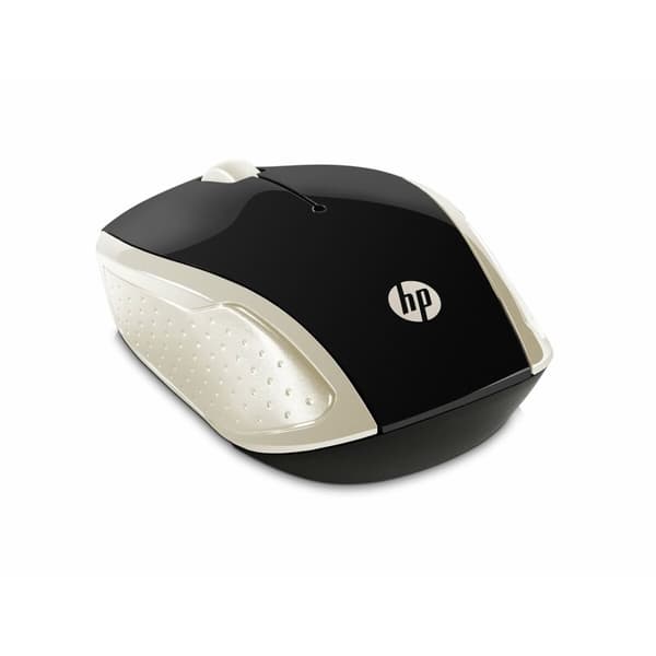 Mus HP 200 (Silk Gold) Sort Guld 1000 dpi