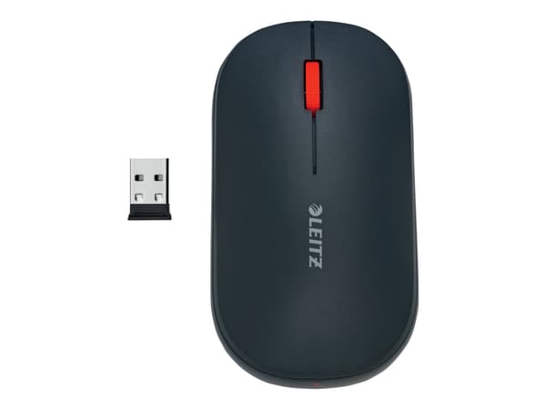Leitz Cosy SureTrack - Mus - höger- och vänsterhänta - 3 knappar - trådlös - 2.4 GHz, Bluetooth 3.0, Bluetooth 5.0 LE - trådlös USB-mottagare