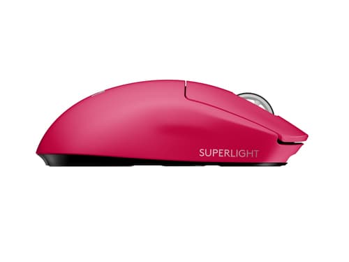 Logitech G PRO X SUPERLIGHT - Gaming - mouse - 2.4 GHz - magenta