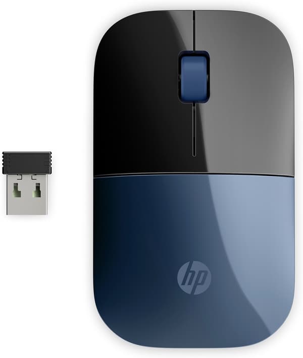 HP Z3700 blå trådlös mus Svart, Blå