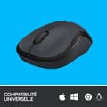 Miniatyrbild 4 av 6: Mus - Trådlös - Logitech - M220 Tyst - Tyst - Svart