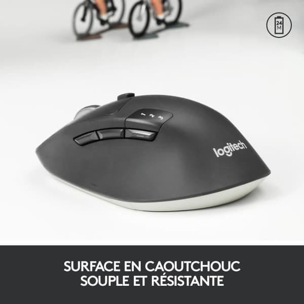 Mus - Trådlös - Logitech - M720 Triathlon - Svart