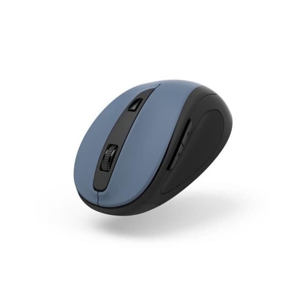 Mus opt. 6-nyckel "MW-400 V2" ss tråd, ergon., anslutning. USB, vit. blå jeans