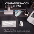 Miniatyrbild 2 av 6: Logitech MX Master 3S Mus för Mac - Trådlös Bluetooth - Blekgrå