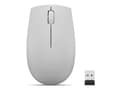 Pikkukuva 5 / 5: Lenovo 300 Wireless Compact - Hiiri - akulla - optinen - 3 painiketta - langaton - 2,4 GHz - langaton vastaanotin (USB) - napaharmaa - läpipainopakka
