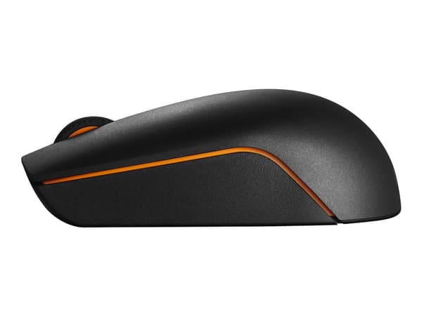 Lenovo 300 Wireless Compact - Hiiri - akulla - optinen - 3 painiketta - langaton - 2,4 GHz - langaton vastaanotin (USB) - napaharmaa - läpipainopakka