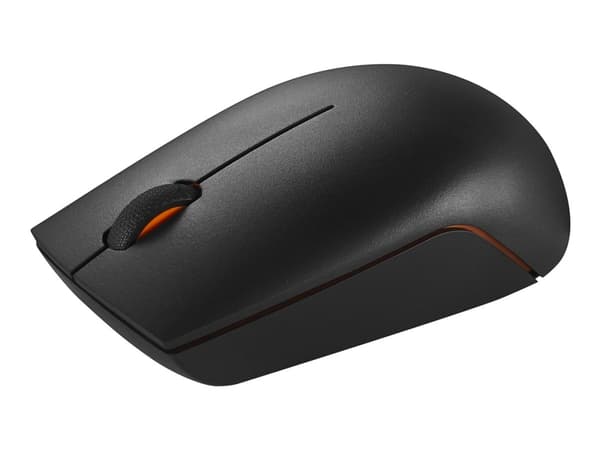 Lenovo 300 Wireless Compact - Hiiri - akulla - optinen - 3 painiketta - langaton - 2,4 GHz - langaton vastaanotin (USB) - napaharmaa - läpipainopakka