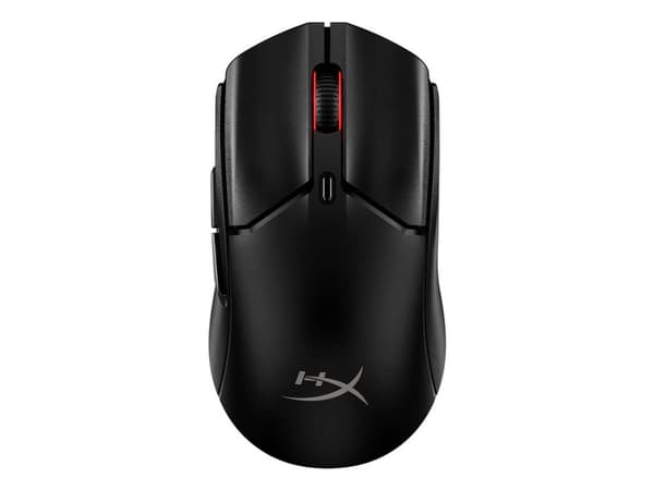 HyperX Pulsefire Haste 2 Mini - Mus - optisk - 6 knappar - trådlös, kabelansluten - 2.4 GHz, Bluetooth 5.1 - svart
