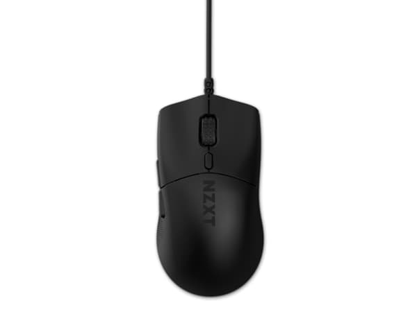 NZXT Lift 2 Symm - Mus - høyre- og venstrehåndet - optisk - 6 knapper - kablet - USB 2.0 - matt svart
