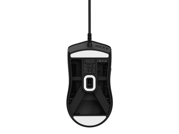 NZXT Lift 2 Symm - Mus - høyre- og venstrehåndet - optisk - 6 knapper - kablet - USB 2.0 - matt svart