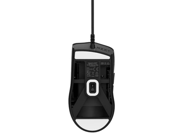 NZXT Lift 2 Ergo - Mus - ergonomisk - högerhänt - optisk - 6 knappar - kabelansluten - USB 2.0 - mattsvart