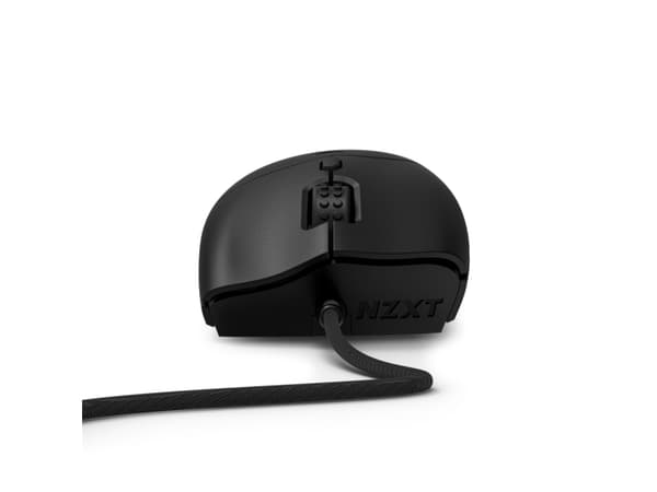 NZXT Lift 2 Ergo - Mus - ergonomisk - högerhänt - optisk - 6 knappar - kabelansluten - USB 2.0 - mattsvart
