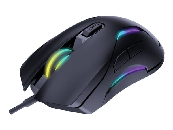 Sandberg LightFlow 6D - Mus - optisk - 6 knappar - kabelansluten - USB - hängande låda