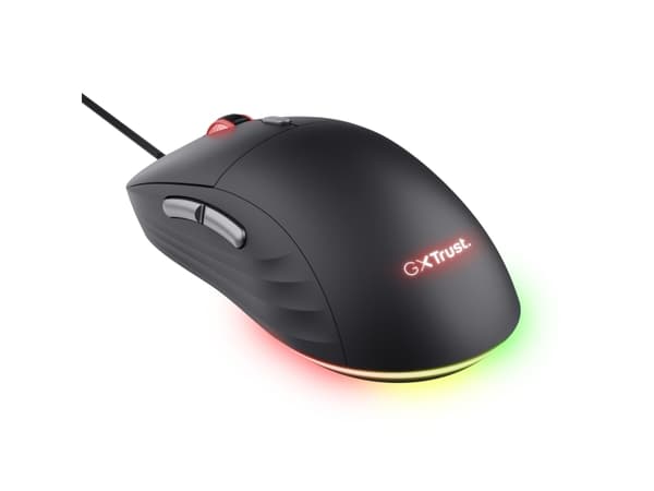 Trust GXT 925 REDEX II, Right-hand, Laser, USB Type-A, 10000 DPI, Black
