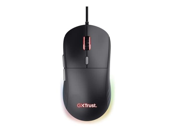 Trust GXT 925 REDEX II, Right-hand, Laser, USB Type-A, 10000 DPI, Black musta