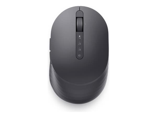 Dell Premier MS7421W - Mus - optisk - 7 knappar - trådlös - 2.4 GHz, Bluetooth 5.0 - trådlös USB-mottagare - grafitsvart - med 3 års avancerad utbyte