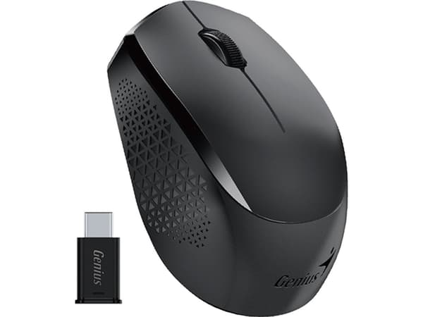 Trådlös mus, Genius NX-8000S Type-C, svart, optisk, 1200DPI