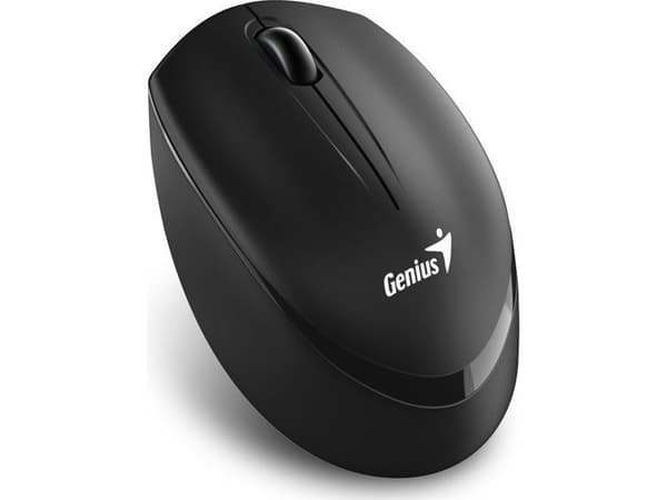 Genius Genius Hiiri NX-7009, 1200DPI, 2.4 [GHz], optinen, 3kl., langaton, musta, 1 AA, Blue-Eye-sensori, symmetrinen