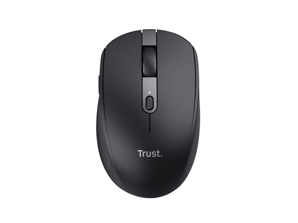Trust Ozaa, oikeakätinen, optinen, langaton RF + Bluetooth, 3200 dpi, musta
