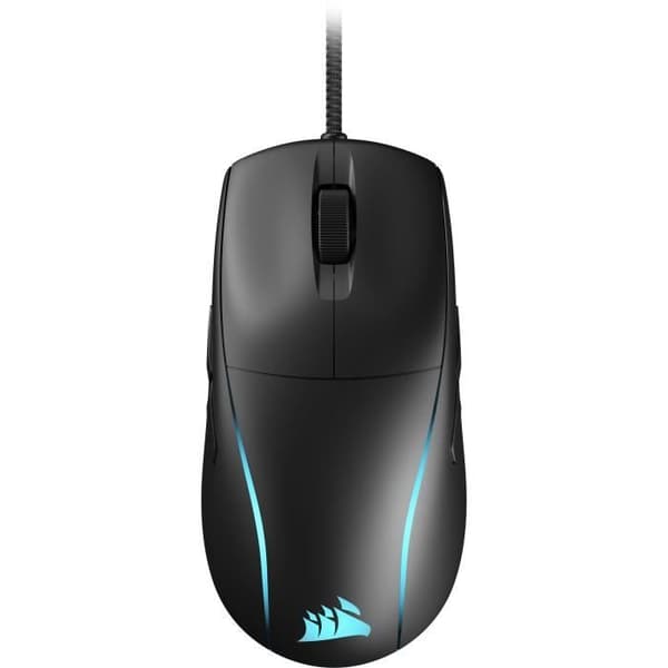 Corsair M75 RGB-mus, trådbunden, svart.