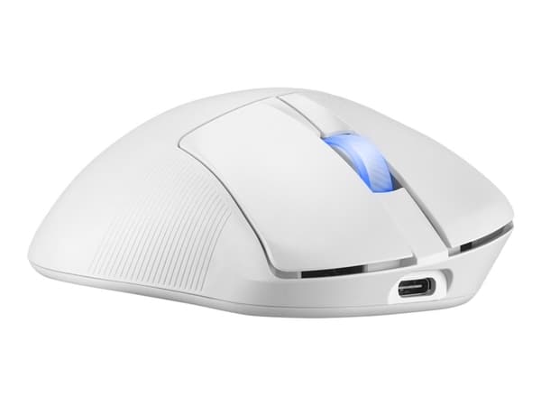 ASUS ROG Keris II Ace - Mus - ergonomisk - högerhänt - optisk - 7 knappar - kabelansluten, trådlös - USB, Bluetooth 5.1, 2.4 GHz - USB ROG Omni trådl
