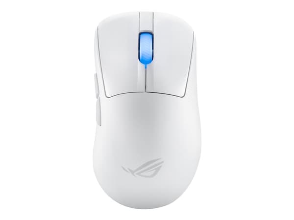 ASUS ROG Keris II Ace - Mus - ergonomisk - högerhänt - optisk - 7 knappar - kabelansluten, trådlös - USB, Bluetooth 5.1, 2.4 GHz - USB ROG Omni trådl