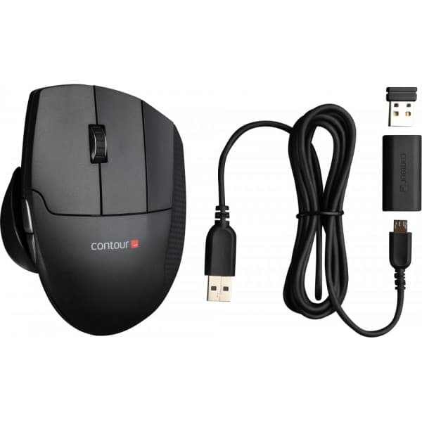Contour Wireless Unimouse - trådlös justerbar vertikal mus