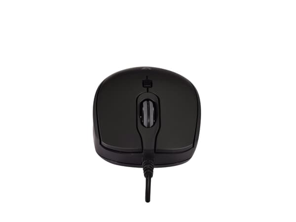 V7 MU350, Ambidextrous, Optisk, USB Type-A, 2500 DPI, Svart