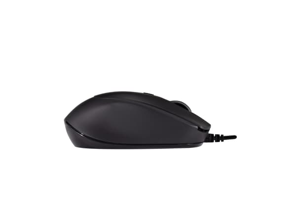 V7 MU350, Ambidextrous, Optisk, USB Type-A, 2500 DPI, Svart
