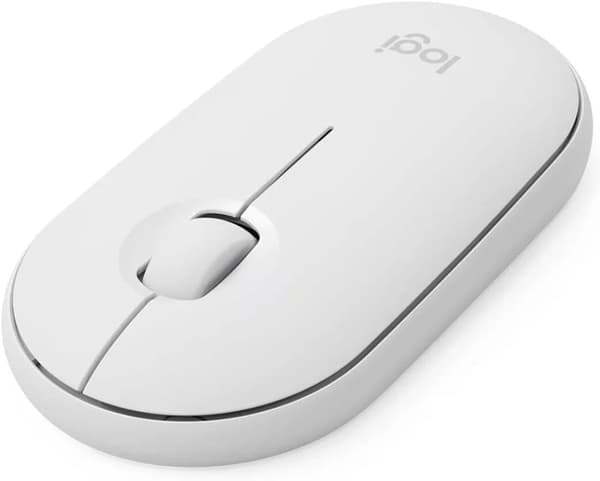 VALKOINEN Logitech PEBBLE i345 LANGATON Hiiri iPadiin, 1000 DPI