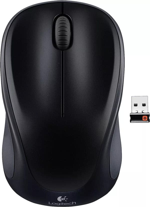 Logitech M317 trådløs mus med Unifying Receiver - Sort