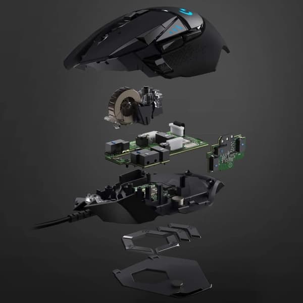 Logitech G502 HERO högpresterande trådad spelmus HERO 25K-sensor