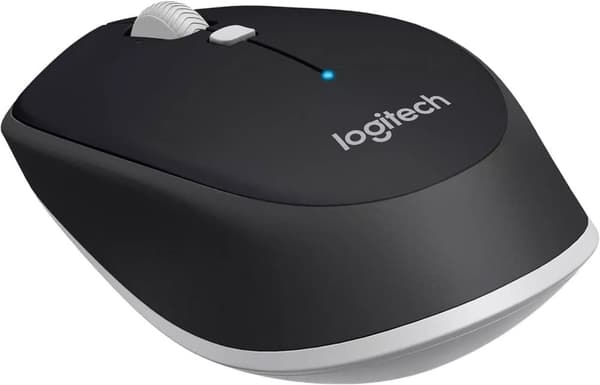 Logitech M535 kompakt trådlös mus med 10 månaders batteritid fungerar med alla Bluetooth-aktiverade datorer, bärbara datorer eller surfplattor som kör