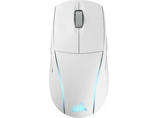 CORSAIR M75 WIRELESS - Mus - låg vikt, RGB - höger- och vänsterhänta - optisk - 5 knappar - trådlös - 2.4 GHz, Bluetooth - USB Slipstream trådlös mot