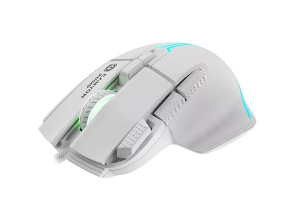 Canyon Fortnax GM-636, Right-hand, Optical, USB Type-A, 20000 DPI, White