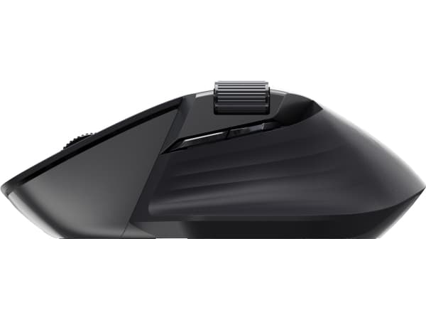 Rapoo MT760L, högerhand, Optisk, Trådlös RF + Bluetooth, 3200 DPI, Svart, Grå