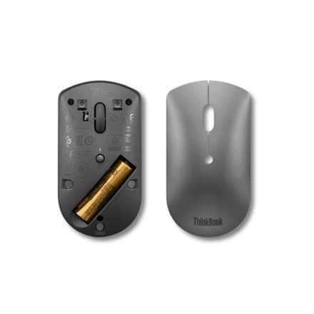 Lenovo | ThinkBook Bluetooth Silent Mouse | Langaton | Bluetooth 5.0 | Raudanharmaa | 1 vuosi(a)
