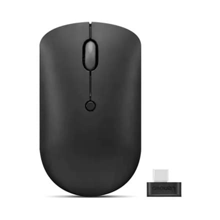 Lenovo | Langaton pienikokoinen hiiri | 400 | Punainen optinen anturi | Langaton | 2.4G langaton USB-C-vastaanottimen kautta | Musta | 1 vuosi(a) musta