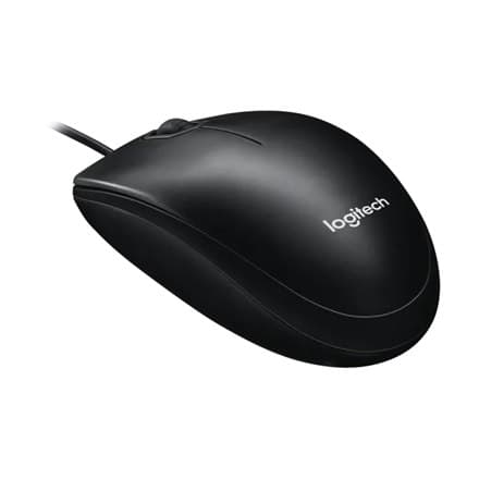 Logitech | Mus | M100 | Optisk | Optisk mus | Trådbunden | Svart