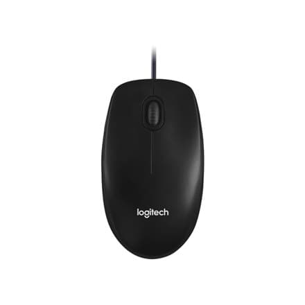 Logitech | Mus | M100 | Optisk | Optisk mus | Trådbunden | Svart