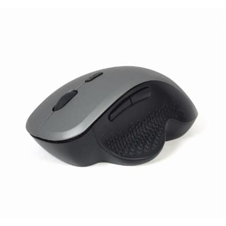 Gembird | Trådlös optisk mus | MUSW-6B-02-BG | Optisk mus | USB | Svart-rymdgrå