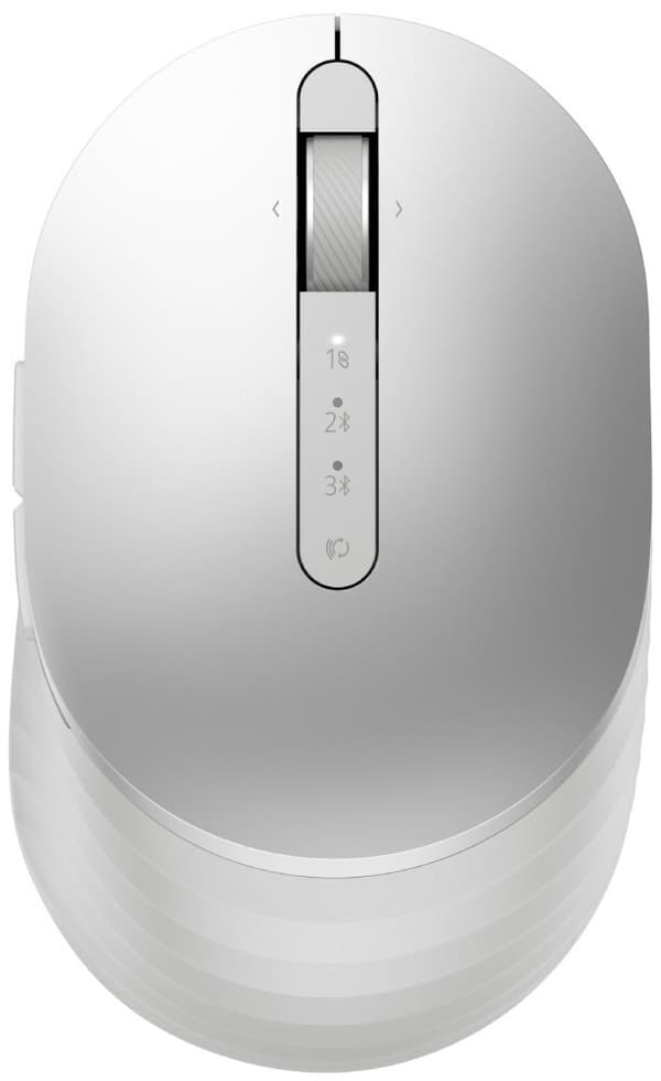 Dell | Premier uppladdningsbar trådlös mus | 2,4 GHz trådlös optisk mus | MS7421W | Trådlös optisk | Trådlös - 2,4 GHz, Bl Platina, Silver
