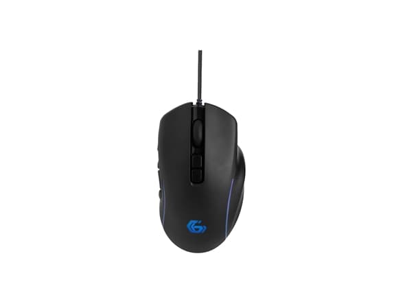 Gembird GMB Gaming MUSG-RAGNAR-RX500 - Mus - ergonomisk - spel, RGB-bakgrundsbelysning - 10 knappar - kabelansluten - USB 2.0 - presentask med transp