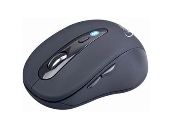 Gembird MUSWB2, Høyre hendt, Optisk, Bluetooth, 1600 DPI, Sort, Grå